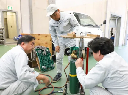 技術教授・習得の様子